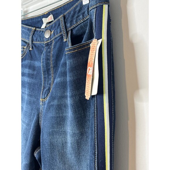GB Jeans High Rise Skinny Blue Stretch Side Stripe Denim Pants Size 13 NWT - Picture 8 of 9